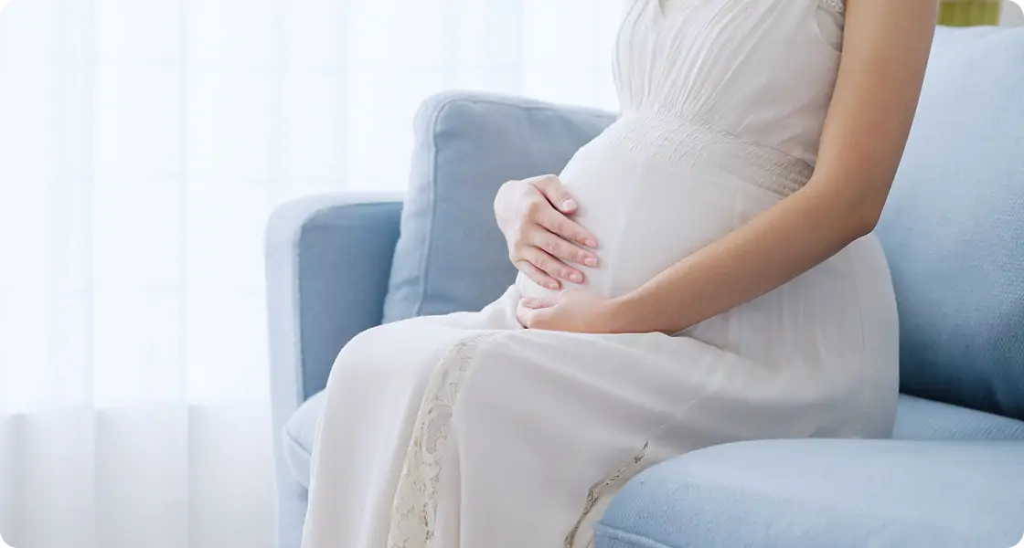 妊娠中の女性
